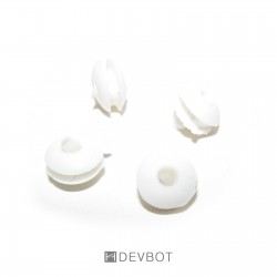 Passe-câble Blanc 8x3