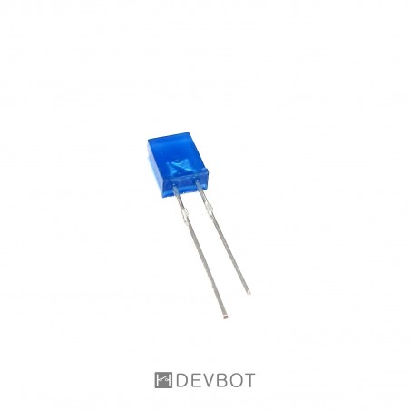 Blue Rectangular Led LED Bleue rectangulaire 2x5x7