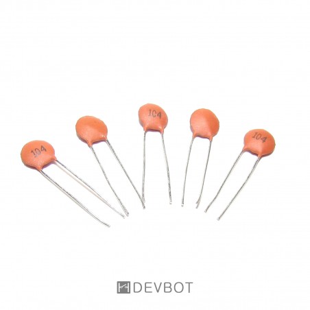 50 Condensatori Ceramici Assiali 33pF 50V 10% NP0 - Nuovi, Marca Generica